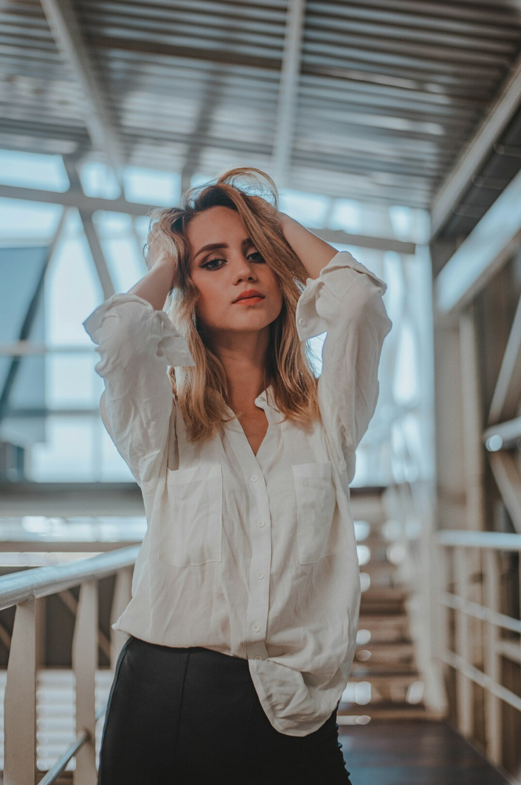 Portrait of a senior European businesswoman smiling